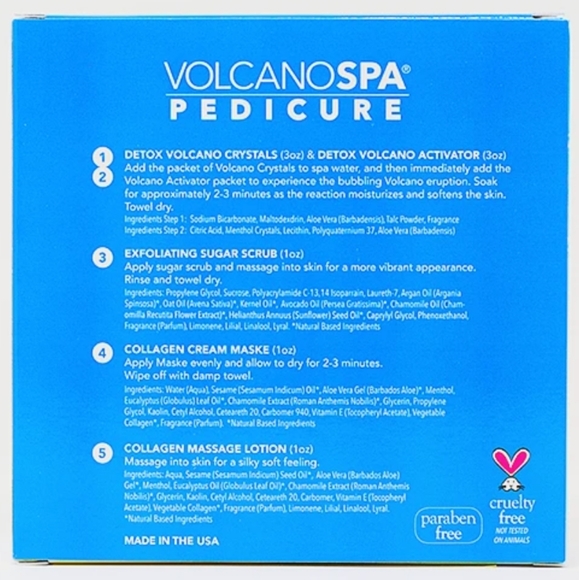Volcano Spa Bubble fizz pedicure n box honey pearl - Picture 3 of 5